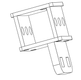 Fertill - Sans sous-famille (Fertill) - SUPPORT WITH HOLES FOR TUBE 50X50MM