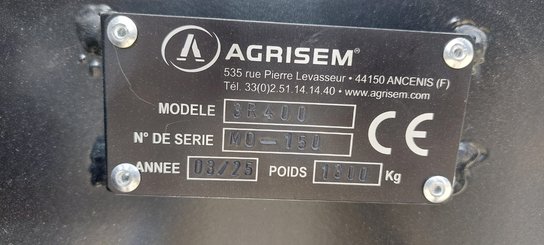 Semoir monograine Agrisem CHEF traîné Repliable