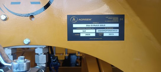 Déchaumeur à disques Agrisem Disc-O-Mulch Gold porté Fixe
