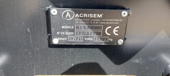Semoir monograine Agrisem CHEF traîné Repliable
