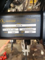 Semoir pour semis simplifié Agrisem BOSS Repliable