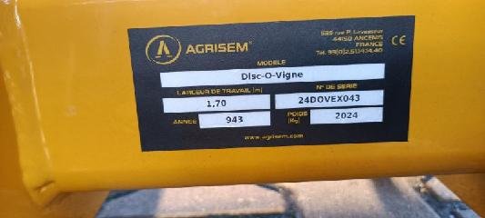Déchaumeur à disques Agrisem Disc-O-Vigne Fixe
