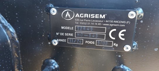 Semoir monograine Agrisem CHEF traîné Repliable