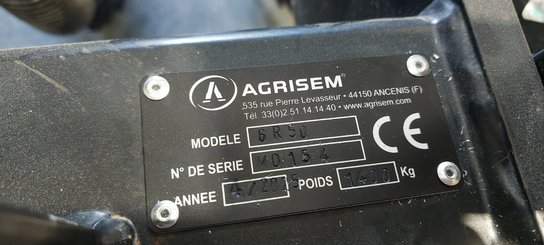 Semoir monograine Agrisem CHEF traîné Repliable
