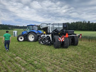 Semoir pour semis simplifié Agrisem mBOSS Rétractable