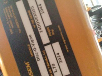 Déchaumeur à disques Agrisem Disc-O-Vigne Fixe