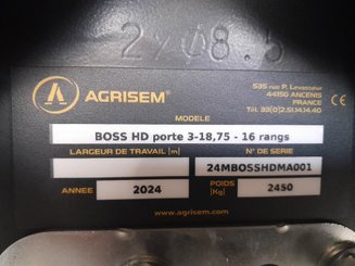 Semoir pour semis simplifié Agrisem BOSS Dual porté F