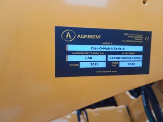 Déchaumeur à disques Agrisem Disc-O-Mulch Série R traîné Repliable