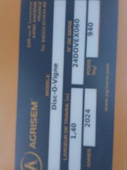 Déchaumeur à disques Agrisem Disc-O-Vigne Fixe