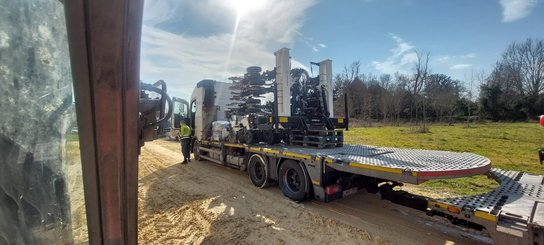 Semoir pour semis simplifié Agrisem Strip-Cat II porté Repliable