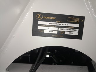 Semoir pour semis simplifié Agrisem BOSS Dual porté F