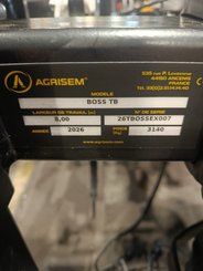 Semoir pour semis simplifié Agrisem BOSS Repliable