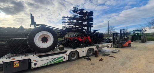 Semoir pour semis simplifié Agrisem Strip-Cat II traîné Repliable