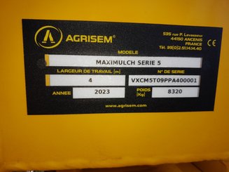 Déchaumeur Agrisem Maximulch Série 5 traîné Repliable