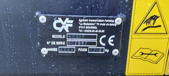 Semoir pour semis simplifié Agrisem Strip-Cat II porté Fixe