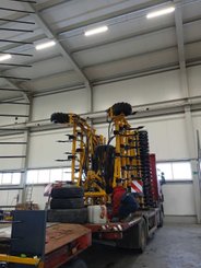 Semoir pour semis simplifié Agrisem Vibrosem porté Repliable