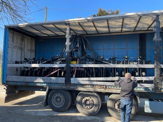 Semoir pour semis simplifié Agrisem Strip-Cat II porté Repliable