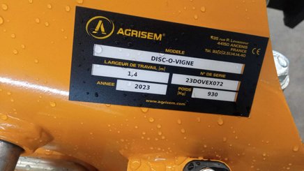 Déchaumeur à disques Agrisem Disc-O-Vigne Fixe
