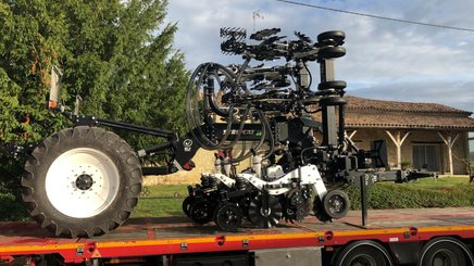 Semoir pour semis simplifié Agrisem Strip-Cat II traîné Repliable