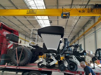 Semoir pour semis simplifié Agrisem mBOSS Rétractable