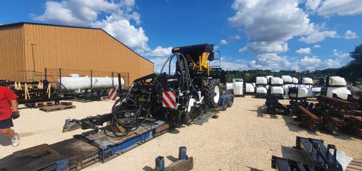 Semoir pour semis simplifié Agrisem Strip-Cat II traîné Repliable