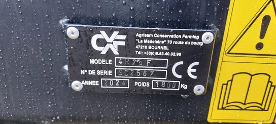 Semoir pour semis simplifié Agrisem Strip-Cat II porté Fixe