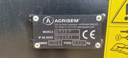 Semoir pour semis simplifié Agrisem Strip-Cat II porté Fixe