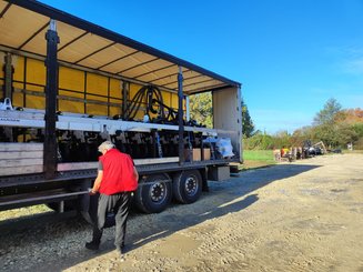 Semoir pour semis simplifié Agrisem Strip-Cat II porté Repliable