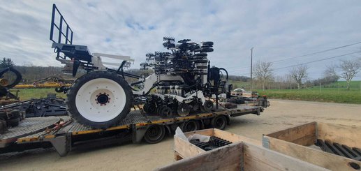 Semoir pour semis simplifié Agrisem Strip-Cat II traîné Repliable