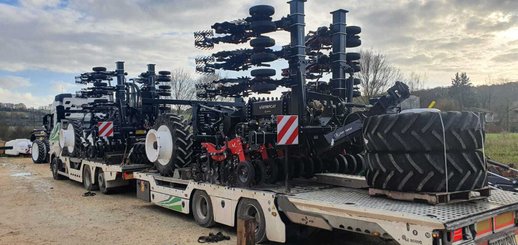 Semoir pour semis simplifié Agrisem Strip-Cat II traîné Repliable