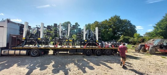 Semoir pour semis simplifié Agrisem Strip-Cat II porté Repliable