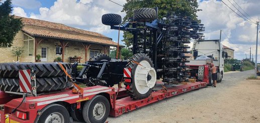 Semoir pour semis simplifié Agrisem Strip-Cat II traîné Repliable