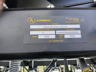 Semoir pour semis simplifié Agrisem BOSS Dual porté F