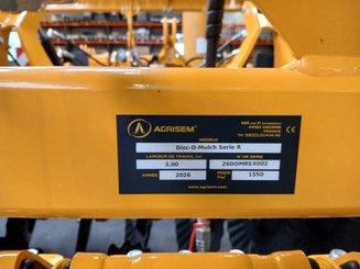 Déchaumeur à disques Agrisem Disc-O-Mulch Série R porté Fixe