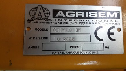 Herse rotative Agrisem Actimulch