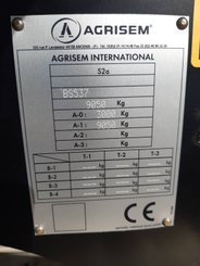 Semoir pour semis simplifié Agrisem BOSS Repliable