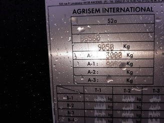 Semoir pour semis simplifié Agrisem BOSS Repliable