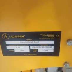 Déchaumeur à disques Agrisem Disc-O-Mulch Gold porté Fixe